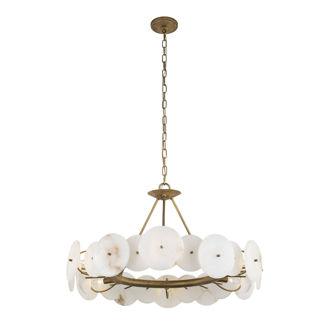 Varaluz Cosmos 370C06HG Chandelier Light - Havana Gold