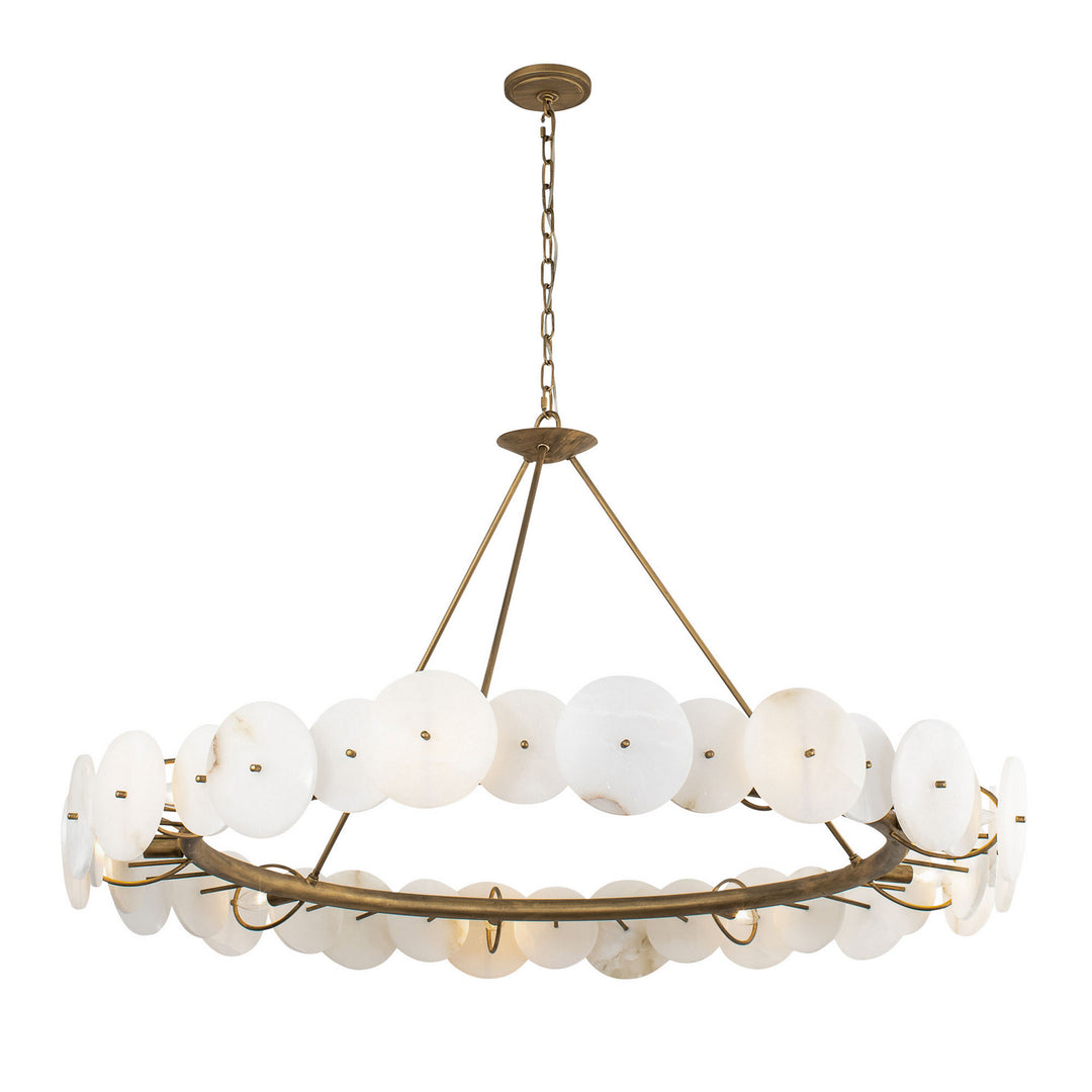 Varaluz Cosmos 370C09HG Chandelier Light - Havana Gold