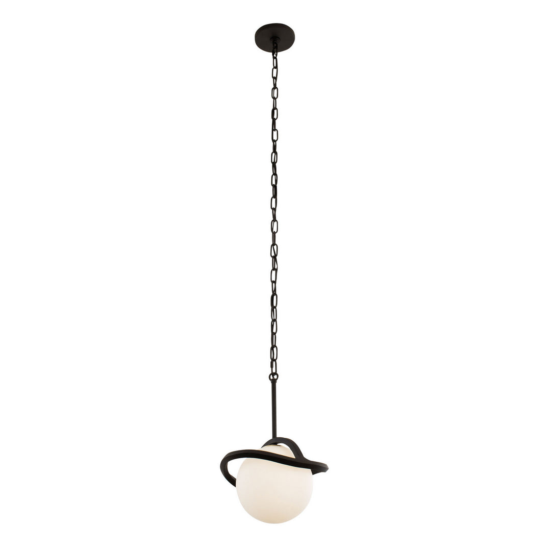 Varaluz Black Betty 374M01CBFG Pendant Light - Carbon/French Gold