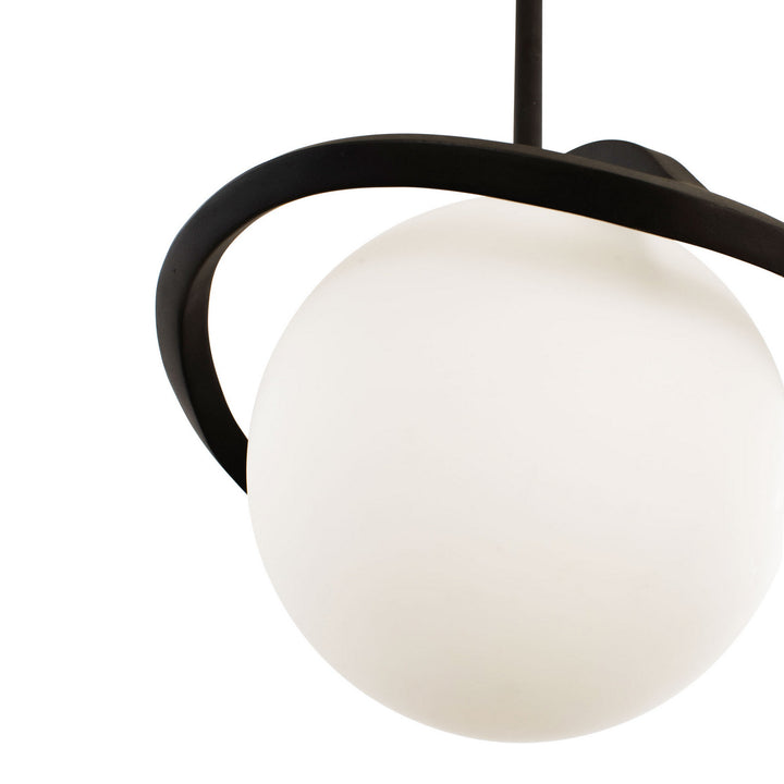 Varaluz Black Betty 374M01CBFG Pendant Light - Carbon/French Gold