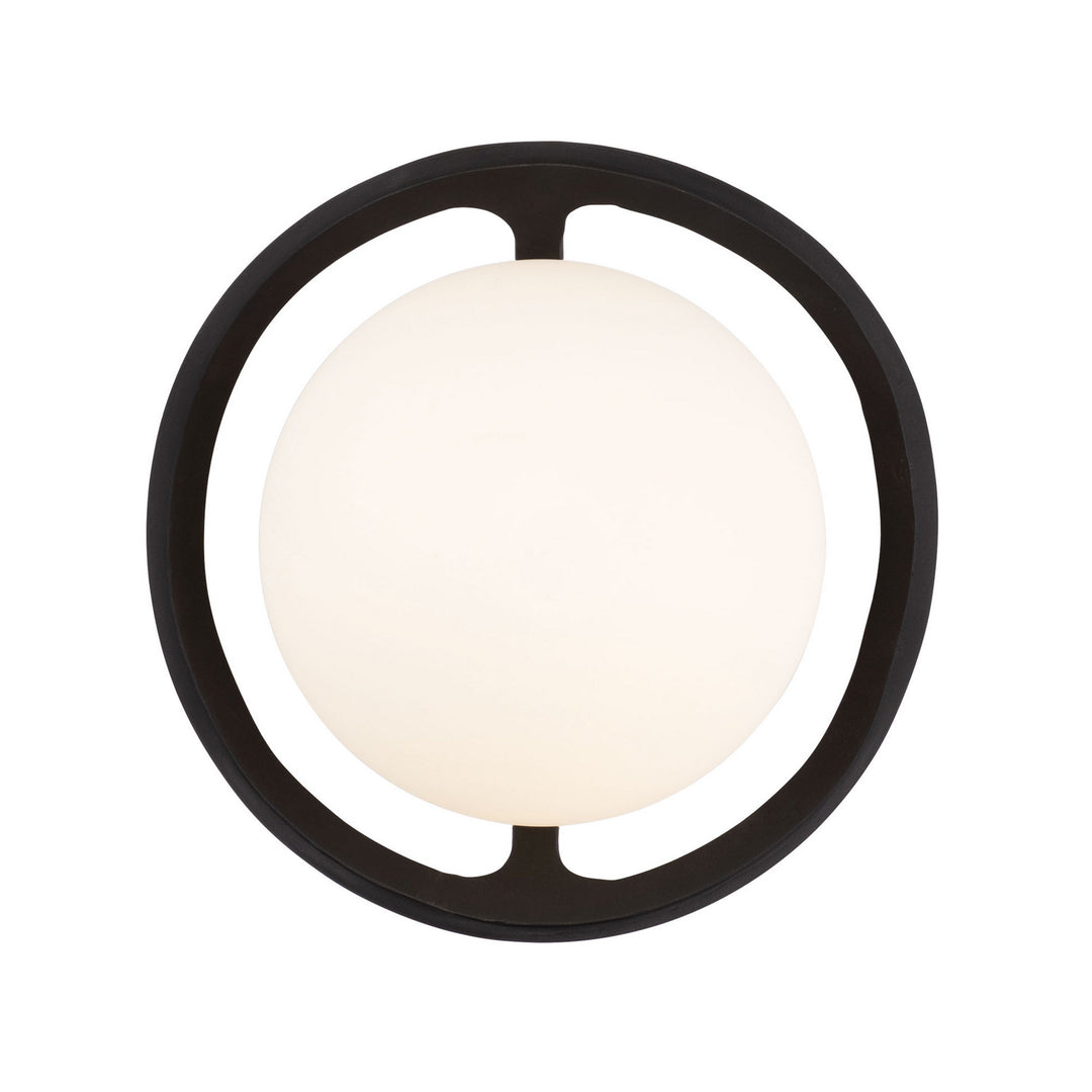 Varaluz Black Betty 374W01CBFG Wall Sconce Light - Carbon/French Gold