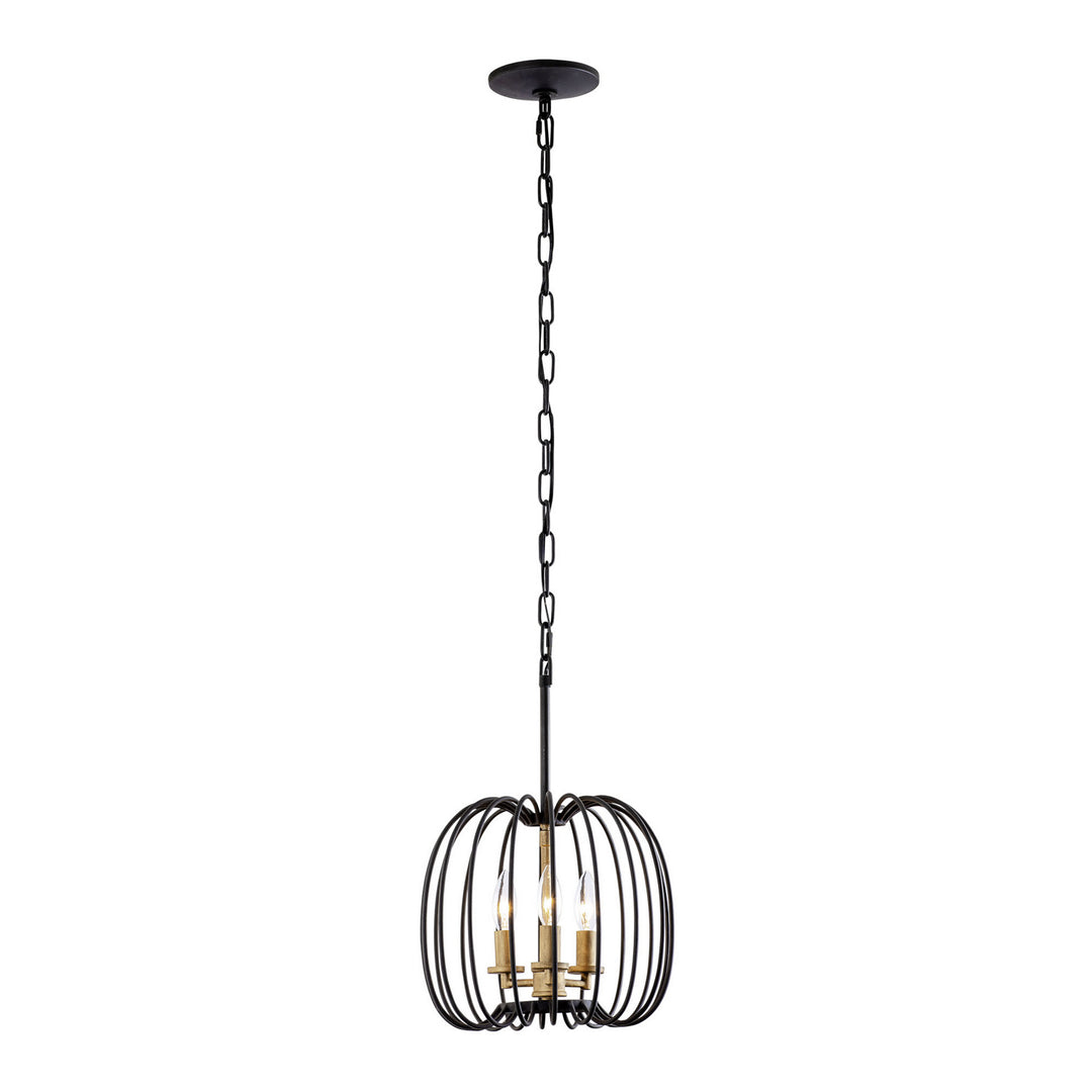 Varaluz Nico 375M03CBHG Pendant Light - Carbon/Havana Gold