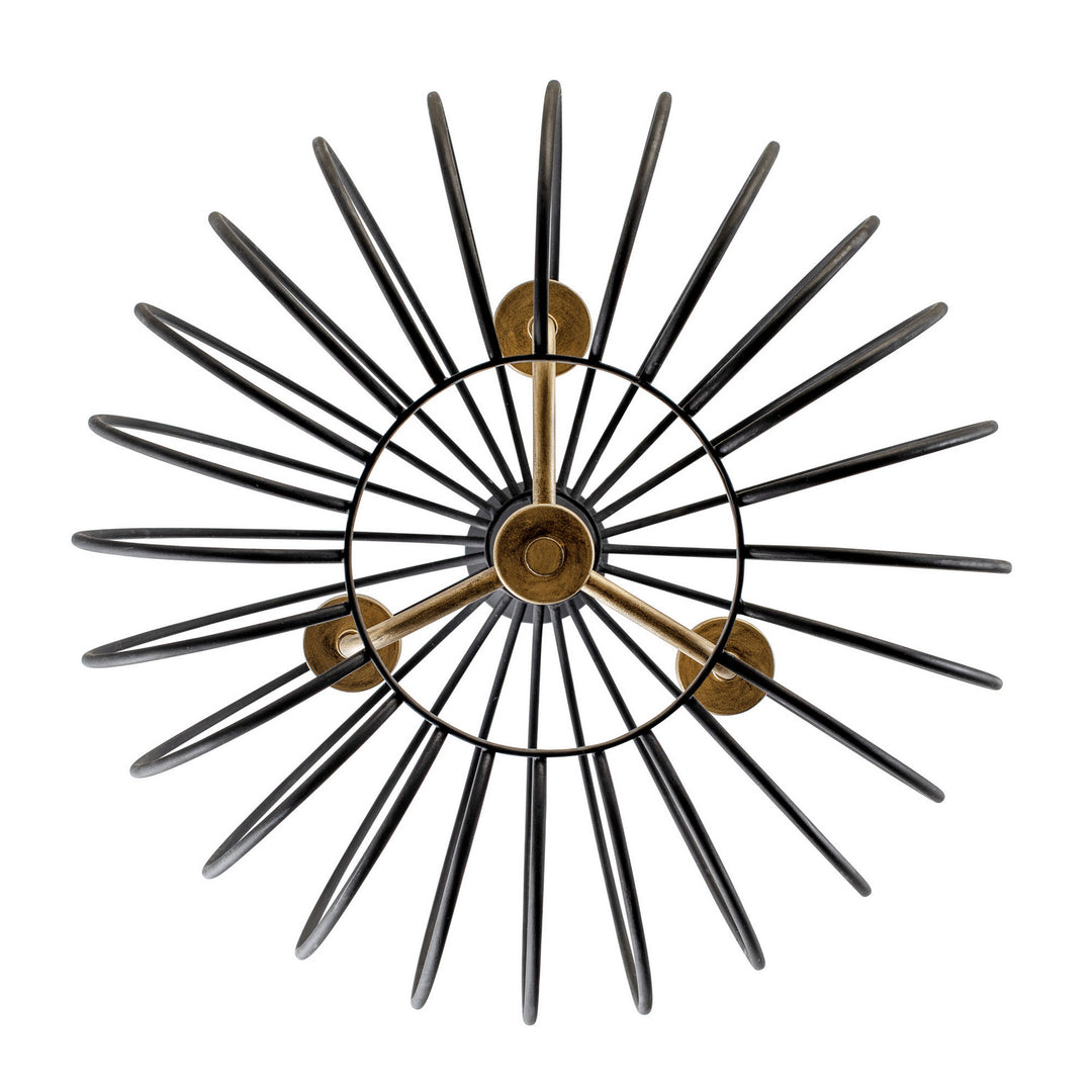 Varaluz Nico 375P03CBHG Pendant Light - Carbon/Havana Gold