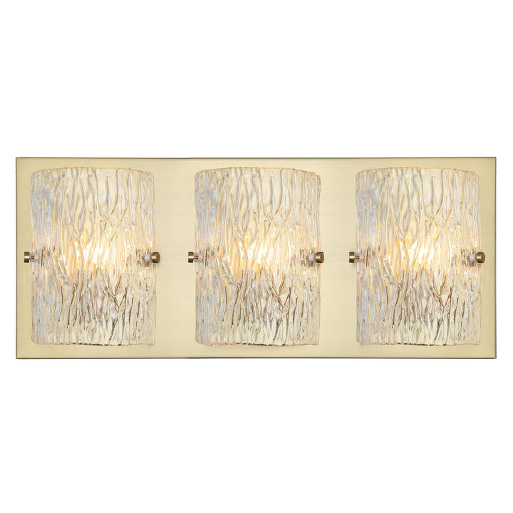 Varaluz Morgan 376B03SB Bath Vanity Light 23 in. wide - Satin Brass