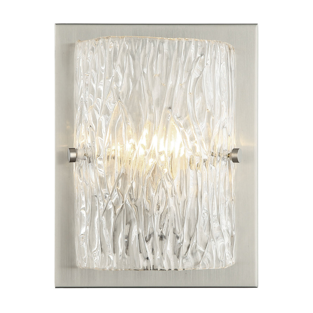 Varaluz Morgan 376W01BN Wall Sconce Light - Brushed Nickel