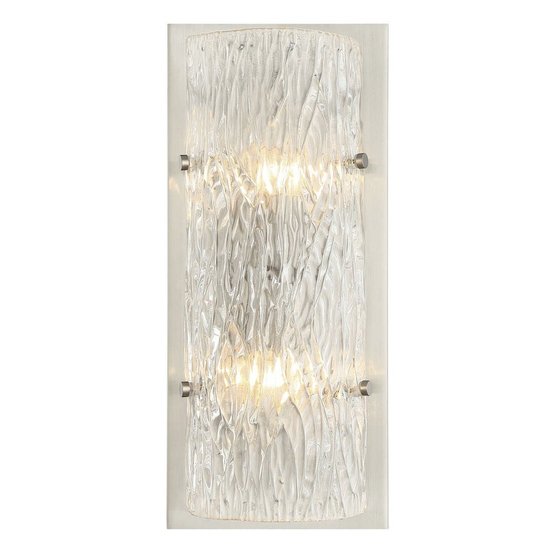 Varaluz Morgan 376W02BN Wall Sconce Light - Brushed Nickel