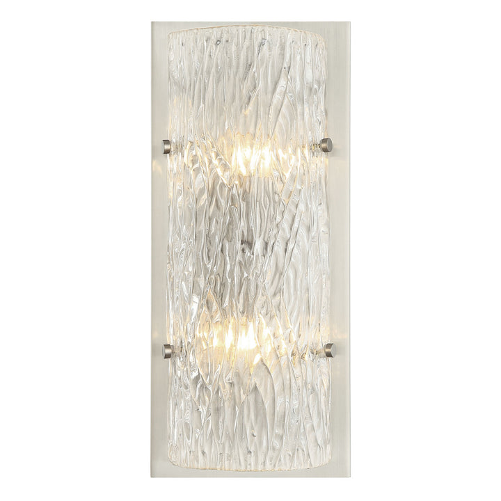 Varaluz Morgan 376W02BN Wall Sconce Light - Brushed Nickel