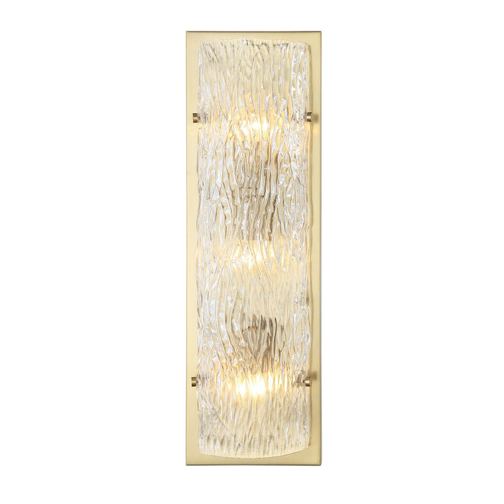 Varaluz Morgan 376W03SB Wall Sconce Light - Satin Brass