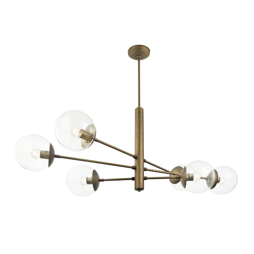 Varaluz Mid-Century 612750 Pendant Light - Antique Brass