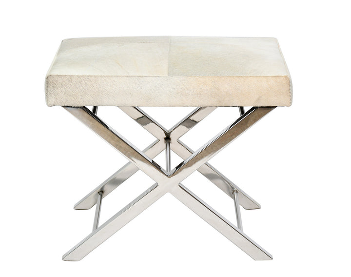 Bethel International 1296OT/CH/GREY   Furniture Chrome