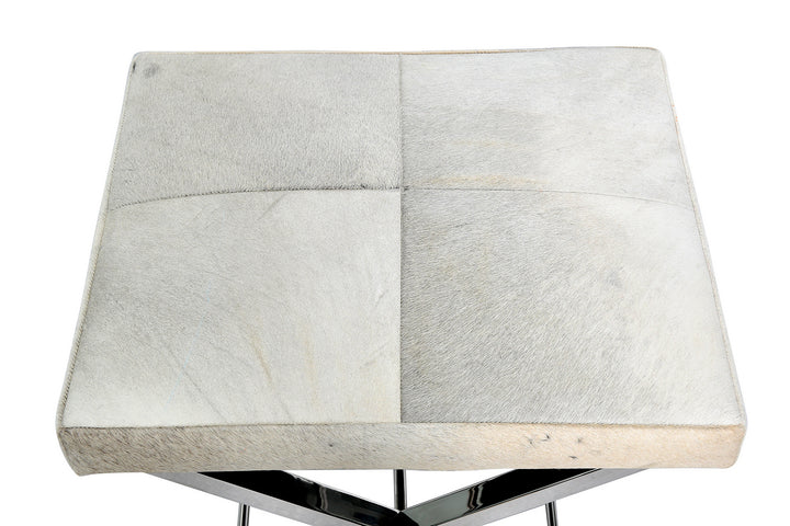 Bethel International 1296OT/CH/GREY   Furniture Chrome