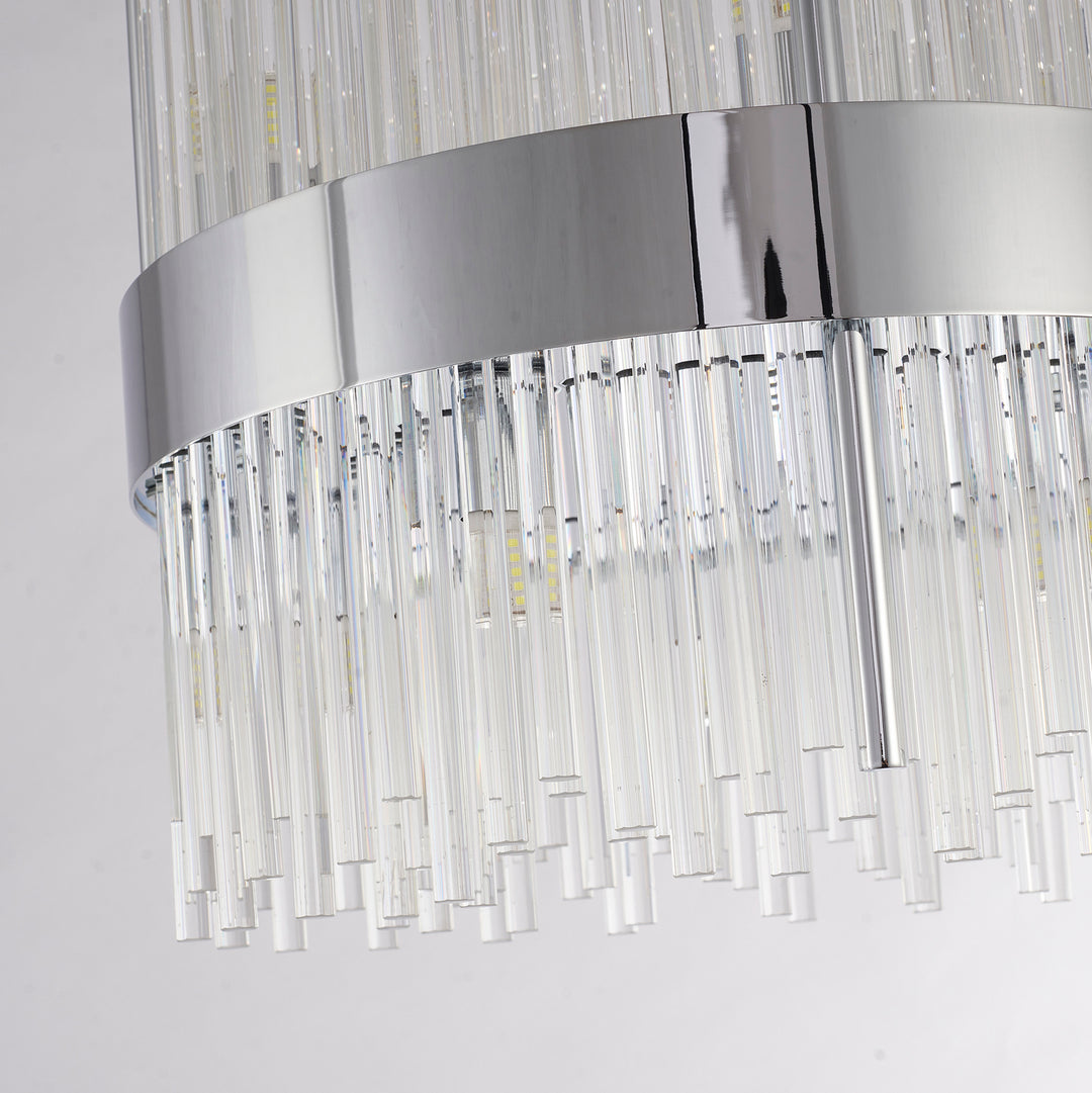 Bethel International MU57S15CH Chandelier Light - Chrome