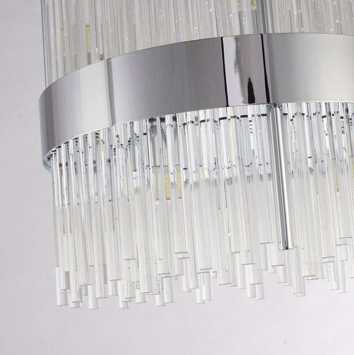 Bethel International MU57S15CH Chandelier Light - Chrome