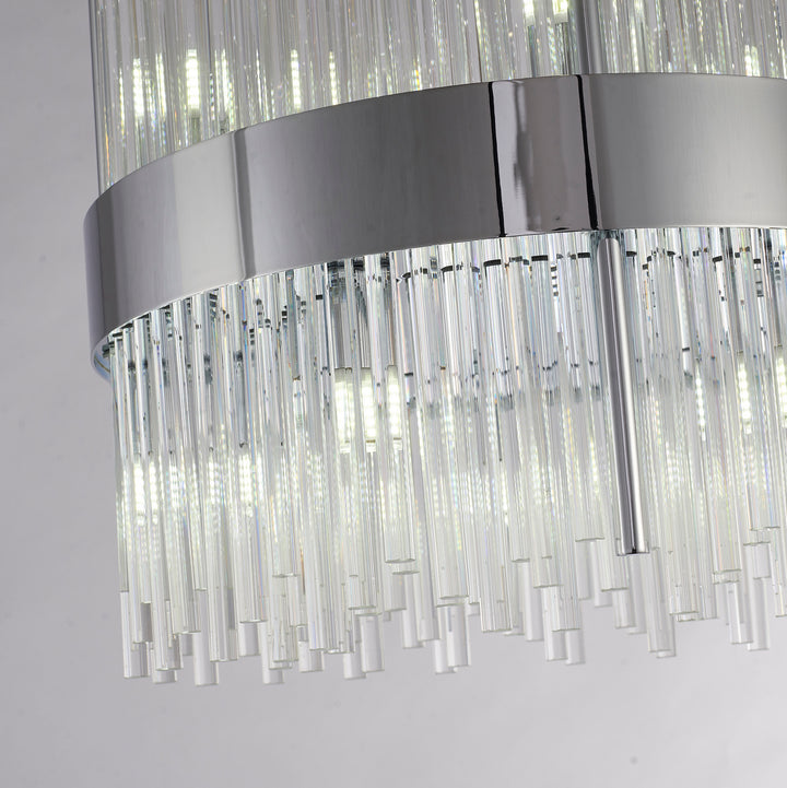 Bethel International MU57S15CH Chandelier Light - Chrome