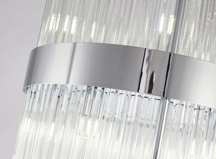 Bethel International MU57S15CH Chandelier Light - Chrome