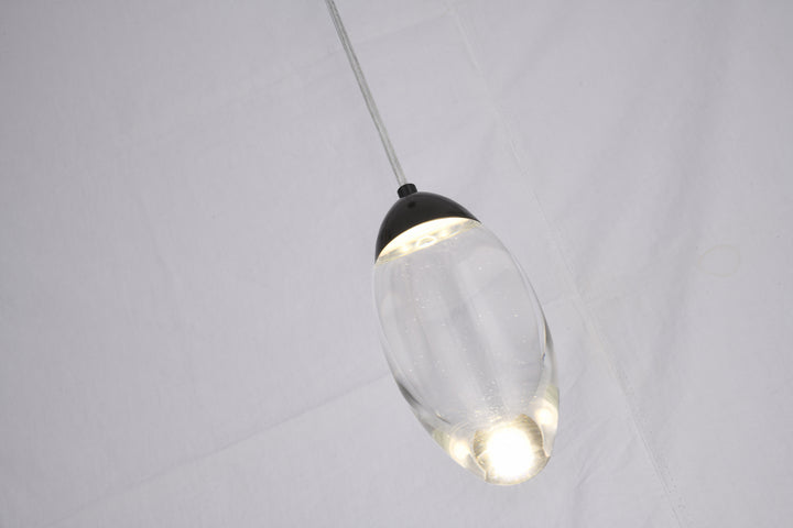Bethel International OCH04P7BK Pendant Light - Matte Black