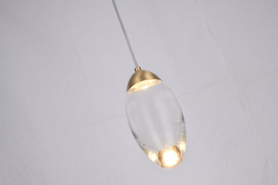 Bethel International OCH04P7BR Pendant Light - Brass