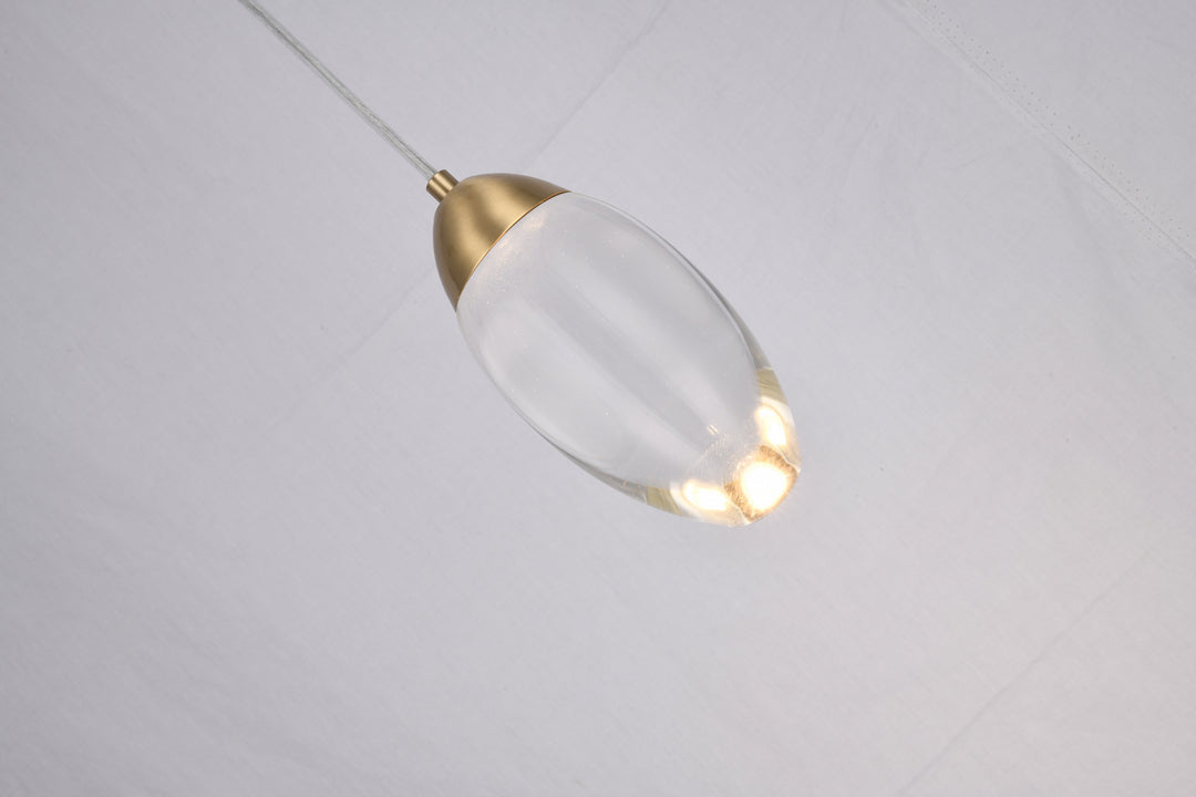 Bethel International OCH04P7BR Pendant Light - Brass