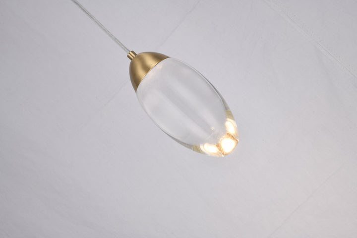 Bethel International OCH04P7BR Pendant Light - Brass