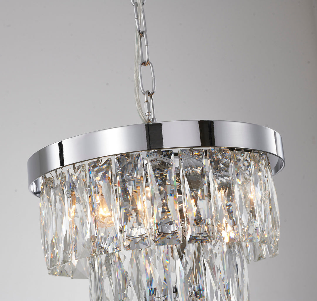 Bethel International OC37C12CH Chandelier Light - Chrome