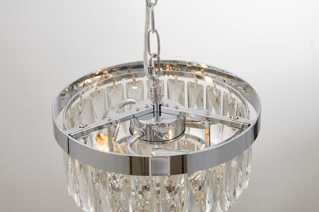 Bethel International OC37C12CH Chandelier Light - Chrome