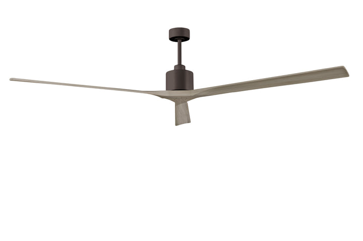 Matthews Fan Company Nan XL NKXL-TB-GA-90 Ceiling Fan - Textured Bronze, Gray Ash/