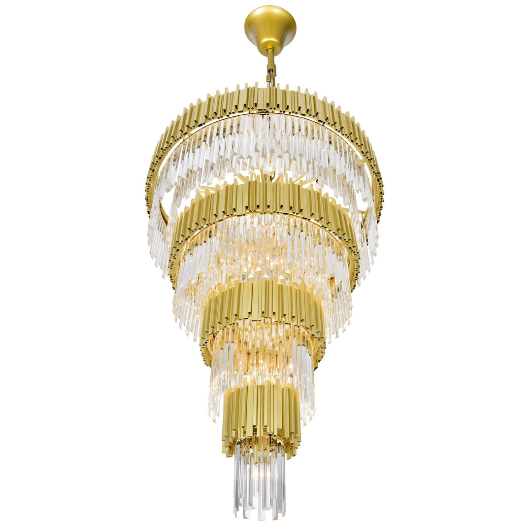 CWI Deco 1112p40-34-169 Chandelier Light - Medallion Gold