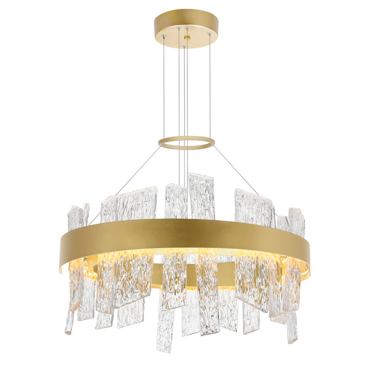 CWI Guadiana 1246p24-602-a Chandelier Light - Satin Gold