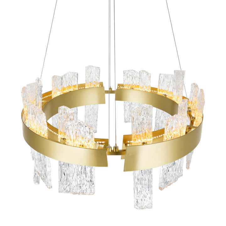 CWI Guadiana 1246p24-602-a Chandelier Light - Satin Gold