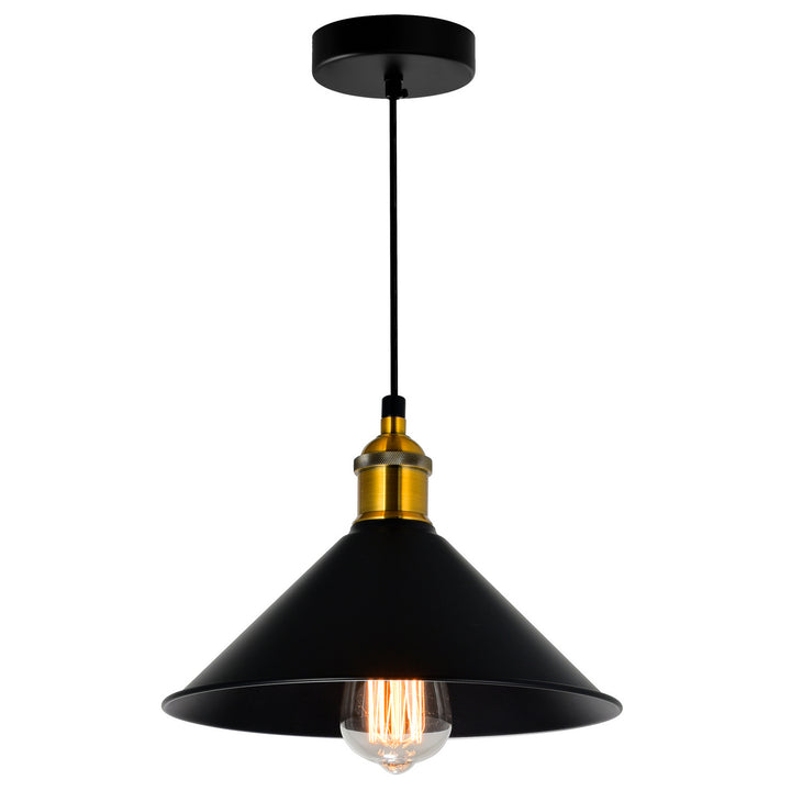 CWI Brave 9605p8-1-101-b Pendant Light - Black