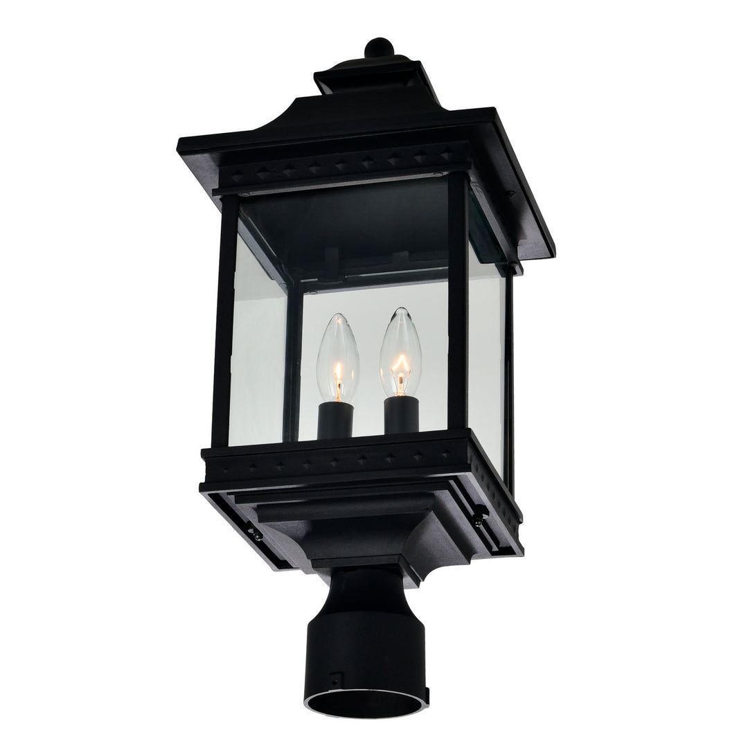 Cwi Lighting 0416PT9-2-101  Cleveland Outdoor Black
