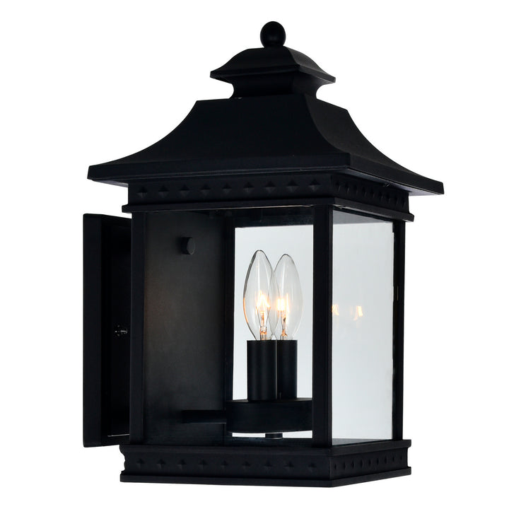 Cwi Lighting 0416W9-A-2-101  Cleveland Outdoor Black