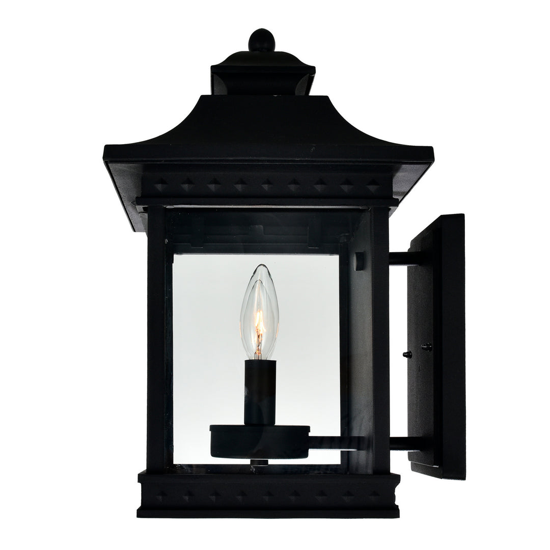 Cwi Lighting 0416W9-A-2-101  Cleveland Outdoor Black