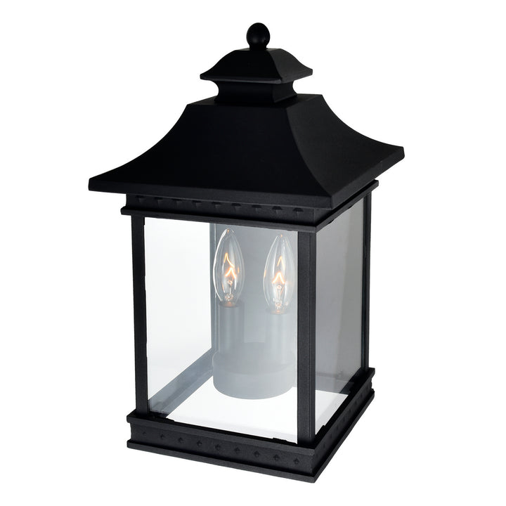 Cwi Lighting 0416W9-A-2-101  Cleveland Outdoor Black