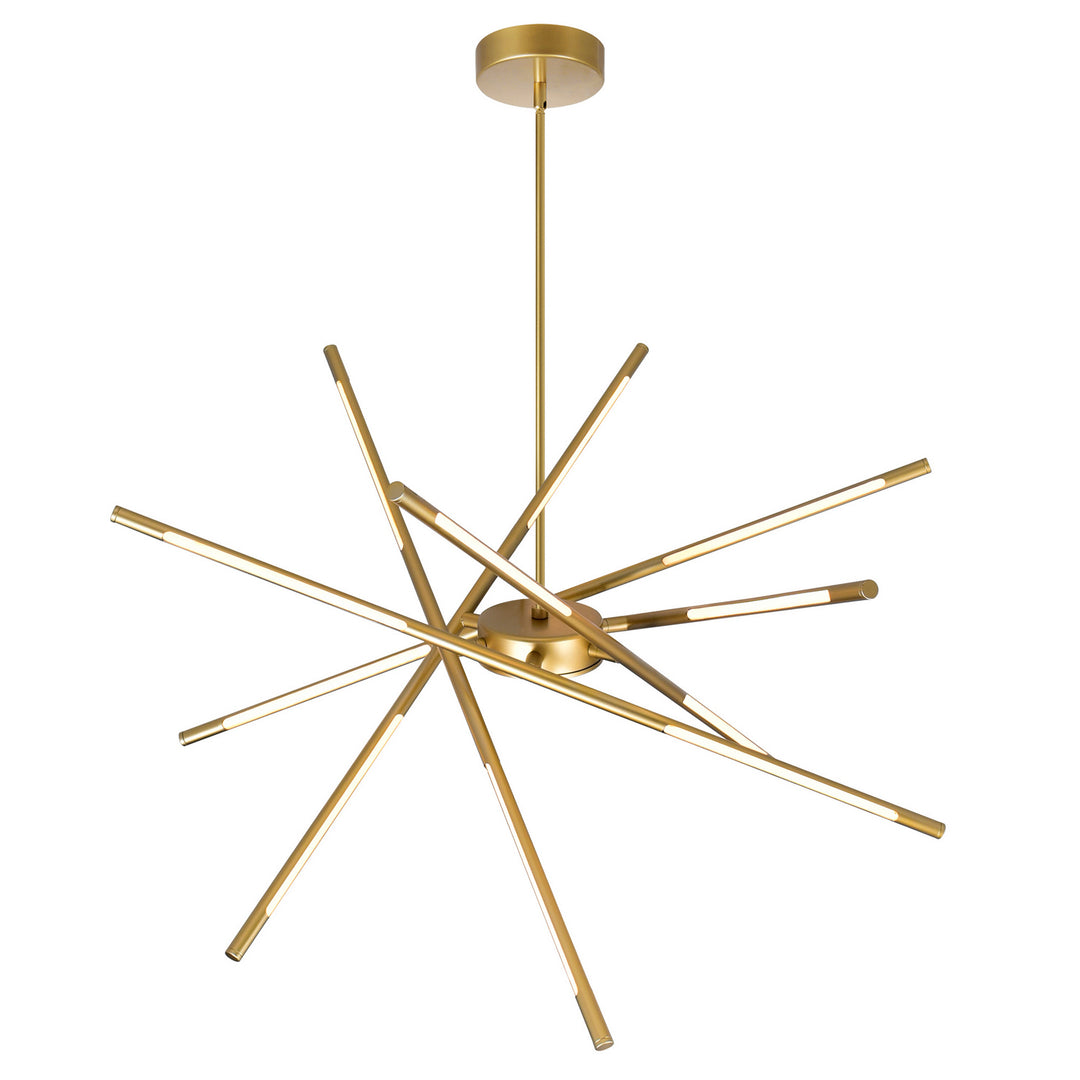 CWI Oskil 1375p31-6-602 Chandelier Light - Satin Gold