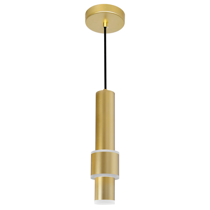 CWI Lena 1390p5-1-602 Pendant Light - Satin Gold