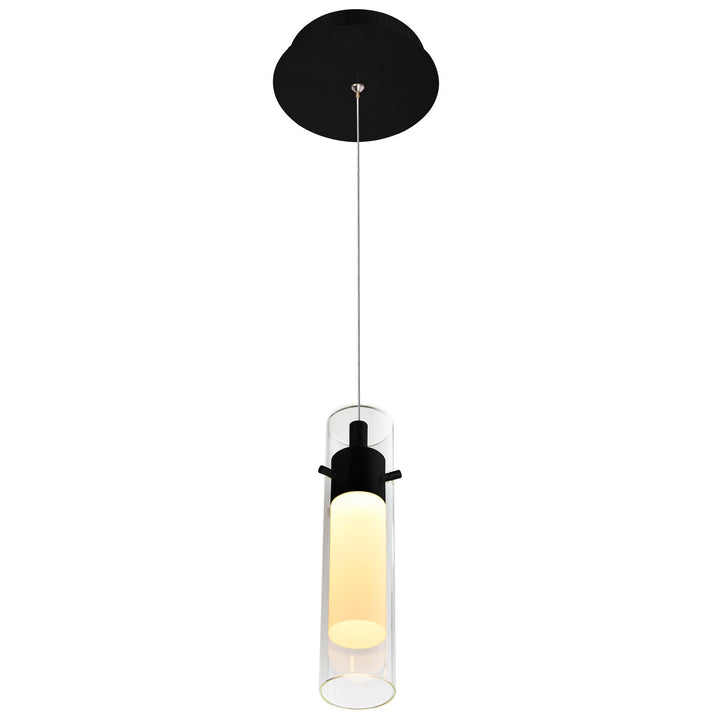 CWI Olinda 1606p5-1-101 Pendant Light - Black