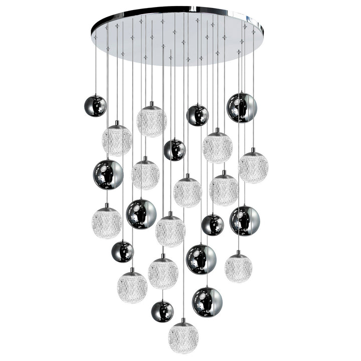 CWI Siena 1679p24-13-601 Chandelier Light - Chrome