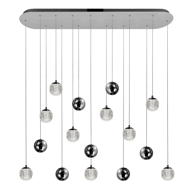 CWI Siena 1679p40-9-601-rc Pendant Light - Chrome