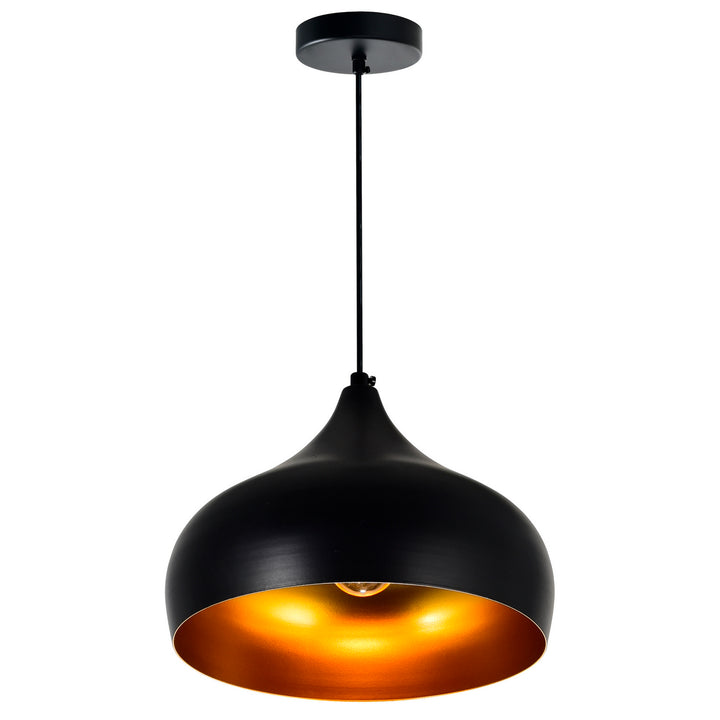 CWI Dynamic 9633p9-1-101 Pendant Light - Black