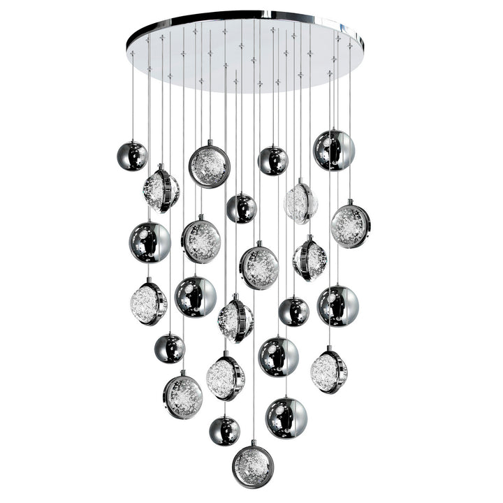 CWI Salvador 1673p24-13-613 Chandelier Light - Polished Nickel