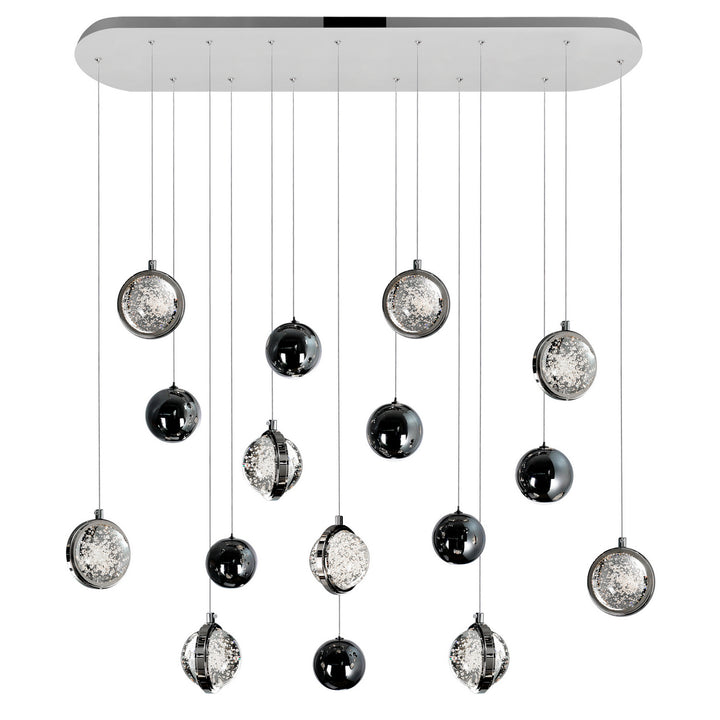 CWI Salvador 1673p40-9-613-rc Pendant Light - Polished Nickel