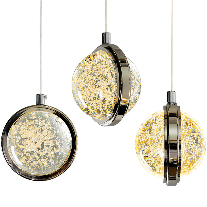 CWI Salvador 1673p40-9-613-rc Pendant Light - Polished Nickel