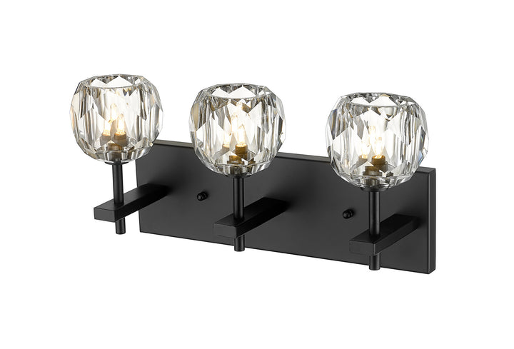 Bethel International YS10W17B Bath Vanity Light 5 in. wide - Black
