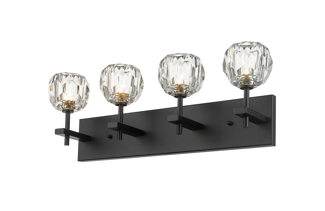 Bethel International YS11W24B Bath Vanity Light 5 in. wide - Black