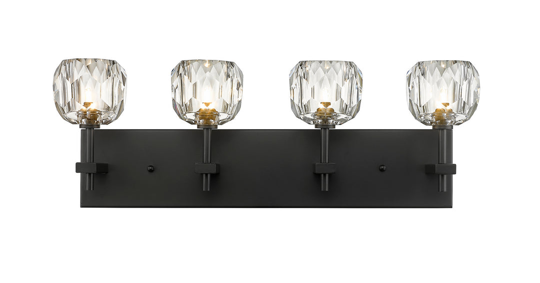 Bethel International YS11W24B Bath Vanity Light 5 in. wide - Black