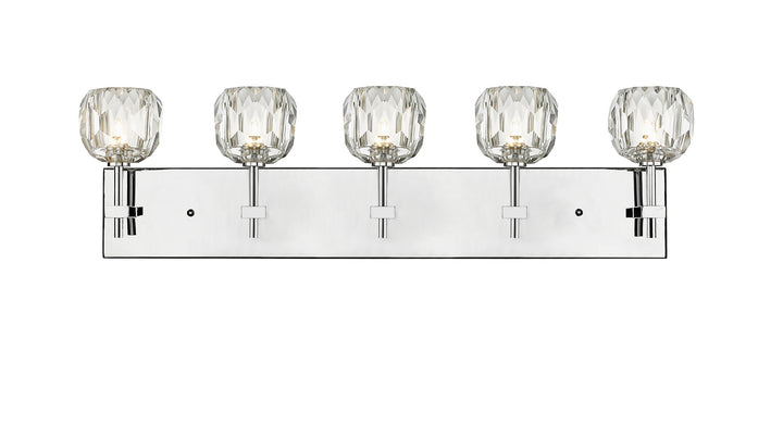 Bethel International YS12W30CH Bath Vanity Light 5 in. wide - Chrome
