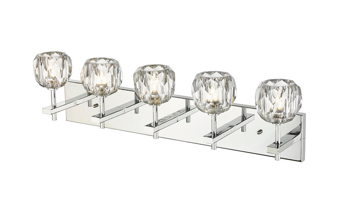 Bethel International YS12W30CH Bath Vanity Light 5 in. wide - Chrome