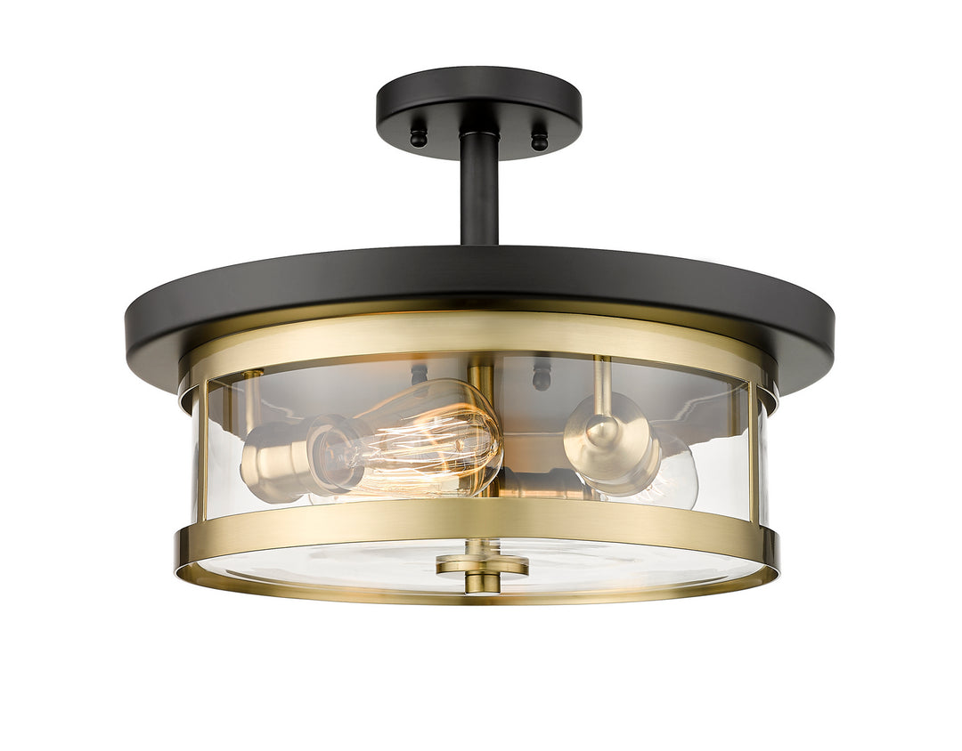 Bethel International YS22137-3SF-BGD Ceiling Light - Gold & Black