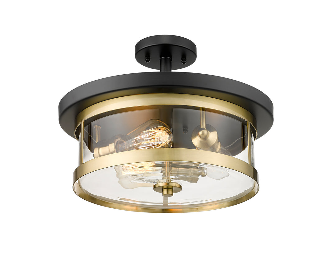Bethel International YS22137-3SF-BGD Ceiling Light - Gold & Black